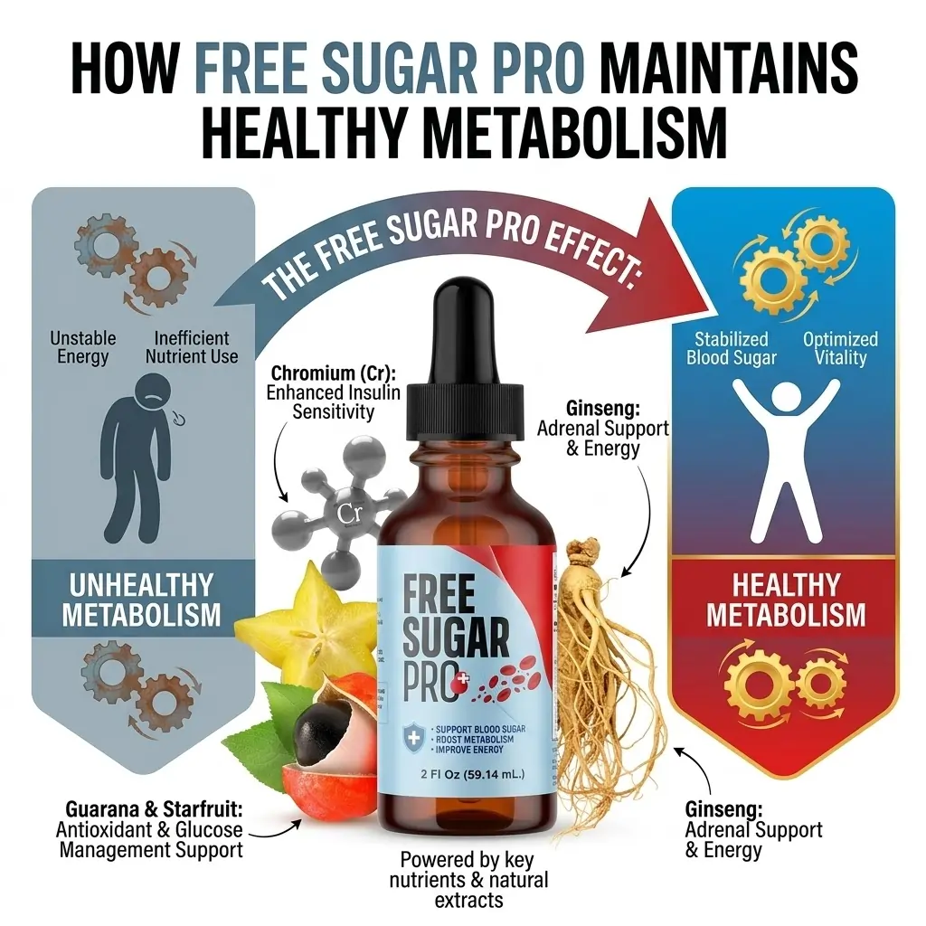 How Free Sugar Pro Maintains Healthy Metabolism